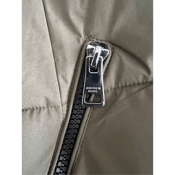 ANDREW MARC Women's Olivine Green Jacket Size XL - Picture 7 of 12